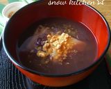 レンジで簡単☆ほっこり美味しいお汁粉作り方4写真