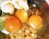 肉じゃがチーズオムレツ作り方2写真