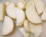 土鍋で簡単！大根とさつま揚げの煮物作り方1写真
