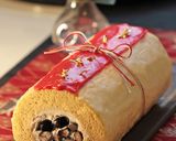 賀正・黒豆ロールケーキ作り方40写真
