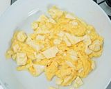 豆苗&サバ缶の玉子炒め作り方3写真