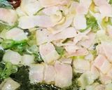 和風☆ネギベーコン＆揚げ玉ペペロンチーノ作り方1写真