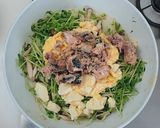 豆苗&サバ缶の玉子炒め作り方5写真