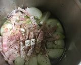 オニオン卵スープ作り方1写真
