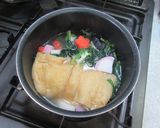 オッサンのリメイク餅巾着コンソメスープ作り方3写真