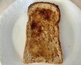 フライパンdeサクっと焼きパン+トマト＊作り方4写真