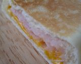 フライパンで焼くもちもちハム&チーズパン作り方10写真
