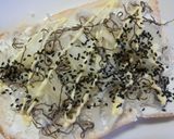 しらす×酢玉葱×塩昆布の和トースト作り方5写真