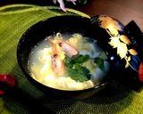 甘エビ頭のお出汁で♡絶品かきたま汁作り方4写真