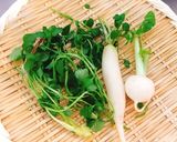 お餅入り七草がゆ作り方1写真