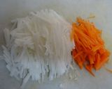 ゆず風味♪紅白なます作り方1写真