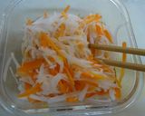 ゆず風味♪紅白なます作り方4写真