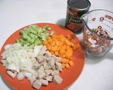 お腹大満足！簡単お豆たくさんトマトスープ作り方1写真