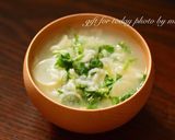 お餅入り七草がゆ作り方7写真