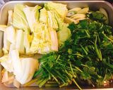 酒粕でほかほかお鍋！豚肉と野菜の粕鍋作り方1写真
