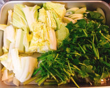 酒粕でほかほかお鍋！豚肉と野菜の粕鍋作り方1写真