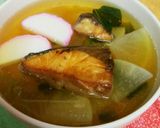 ブリを入れる雑煮：簡易版【実家レシピ】作り方8写真