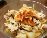 キムチ豚丼。作り方7写真