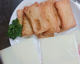 簡単おつまみ！角天のチーズはさみ焼き作り方1写真