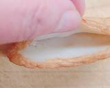 簡単おつまみ！角天のチーズはさみ焼き作り方2写真