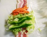旬の野菜〜パーティー風なベーコン巻き〜♪作り方3写真