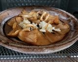 天然開きナメコと3種干し海藻の焼きキノコ作り方7写真