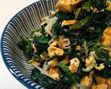 10分で副菜！ほうれん草と卵のサラダ作り方6写真