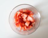 白ごまといちごのサゴ作り方9写真