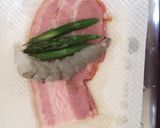 エビとアスパラのベーコン巻作り方3写真
