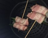 エビとアスパラのベーコン巻作り方4写真