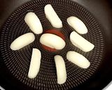 卵なし、鍋の残り物で餅お好み焼き作り方2写真