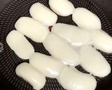 卵なし、鍋の残り物で餅お好み焼き作り方4写真