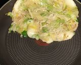 卵なし、鍋の残り物で餅お好み焼き作り方8写真