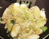 卵なし、鍋の残り物で餅お好み焼き作り方10写真