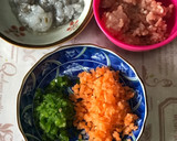 高野豆腐のいかと鶏ミンチの挟み煮作り方2写真