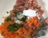 高野豆腐のいかと鶏ミンチの挟み煮作り方3写真