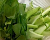 青梗菜の重ね蒸し作り方1写真