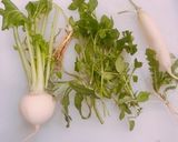 妊活ごはん ✩ 七草のお味噌汁作り方1写真