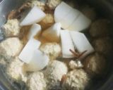 かぶと鶏団子のスープ作り方6写真