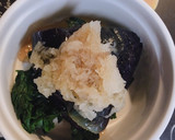 茄子とほうれん草のおろし添え作り方2写真
