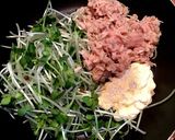 かいわれシーチキンの春巻き作り方3写真