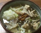 簡単 おろしきのこうどん作り方6写真