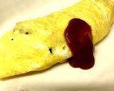 ほうれん草&しらす入りオムレツ作り方4写真