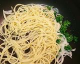 三つ葉とパセリのパスタ作り方3写真