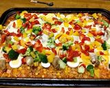 パーティー向けチーズチキンパエリア作り方15写真