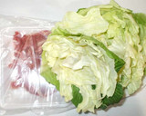 牛肉キャベツの白ゴマ野菜炒め♪簡単作り方1写真