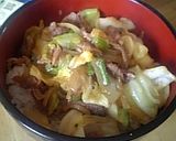 おすすめNo1！豚肉コチュジャン炒め丼作り方5写真