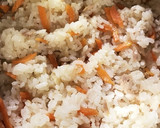 人参ツナ炊き込みご飯(無水鍋QC使用)作り方3写真