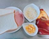 朝ごはんに！中からびっくり？トースト！作り方1写真