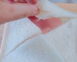 朝ごはんに！中からびっくり？トースト！作り方5写真